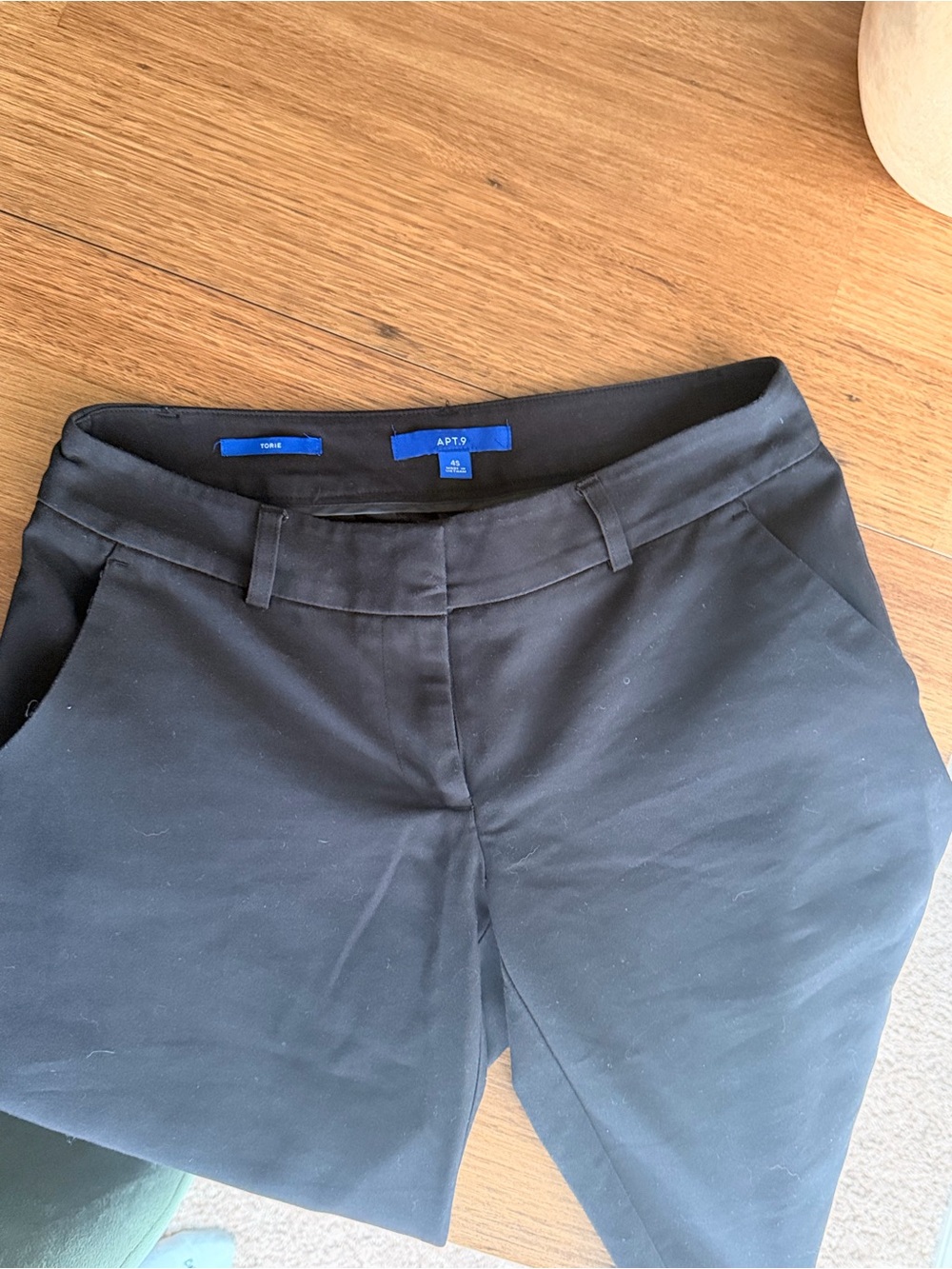 Black Business Straight Trouser